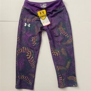 Under Armour Kids' Purple Patterned Leggings